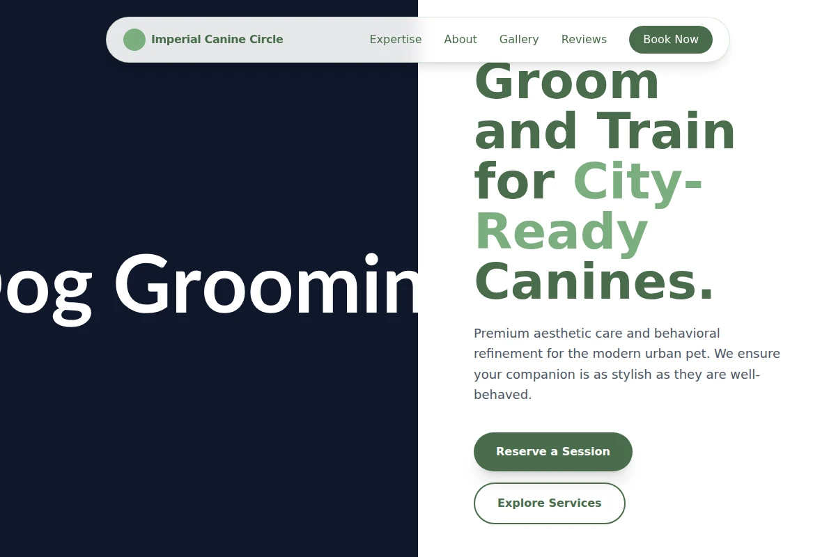 Canine Dog Grooming