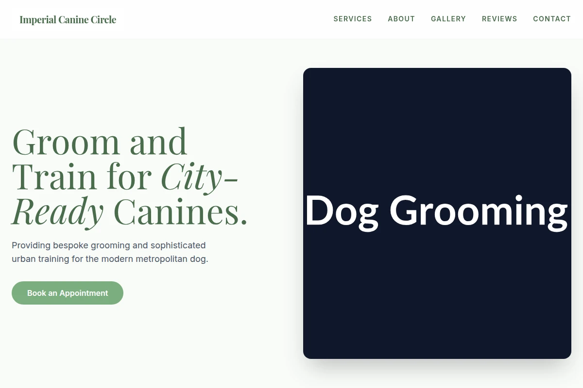 Stylist Dog Grooming