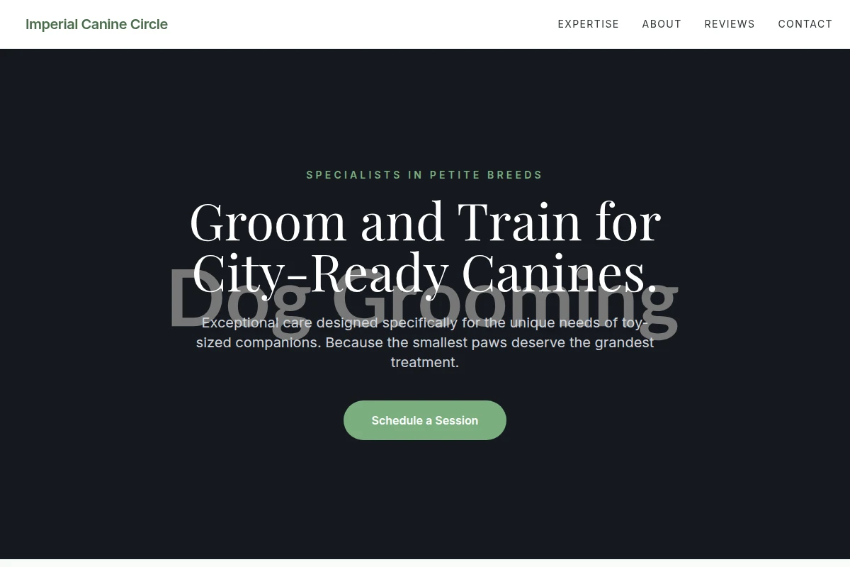 Toy Dog Grooming