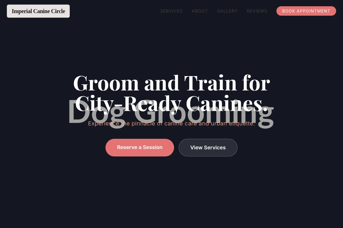 City Dog Grooming