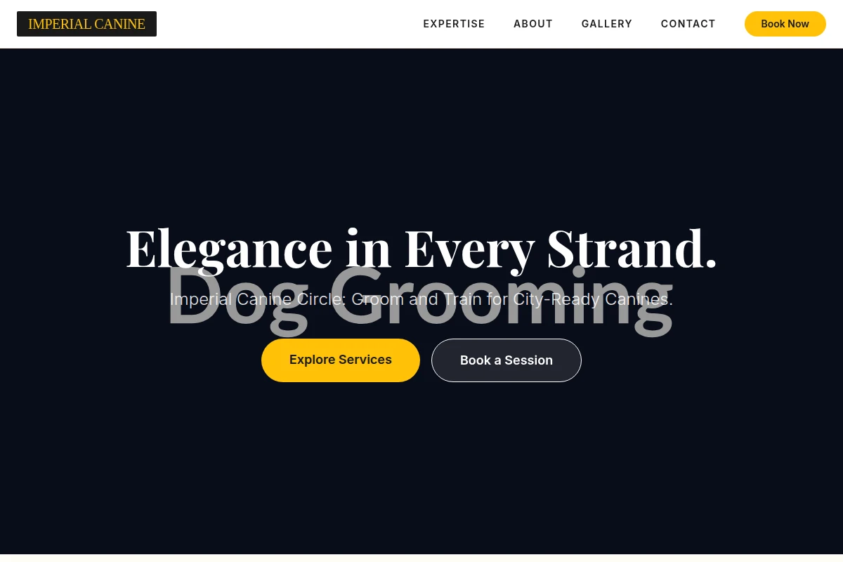 Pedigree Dog Grooming