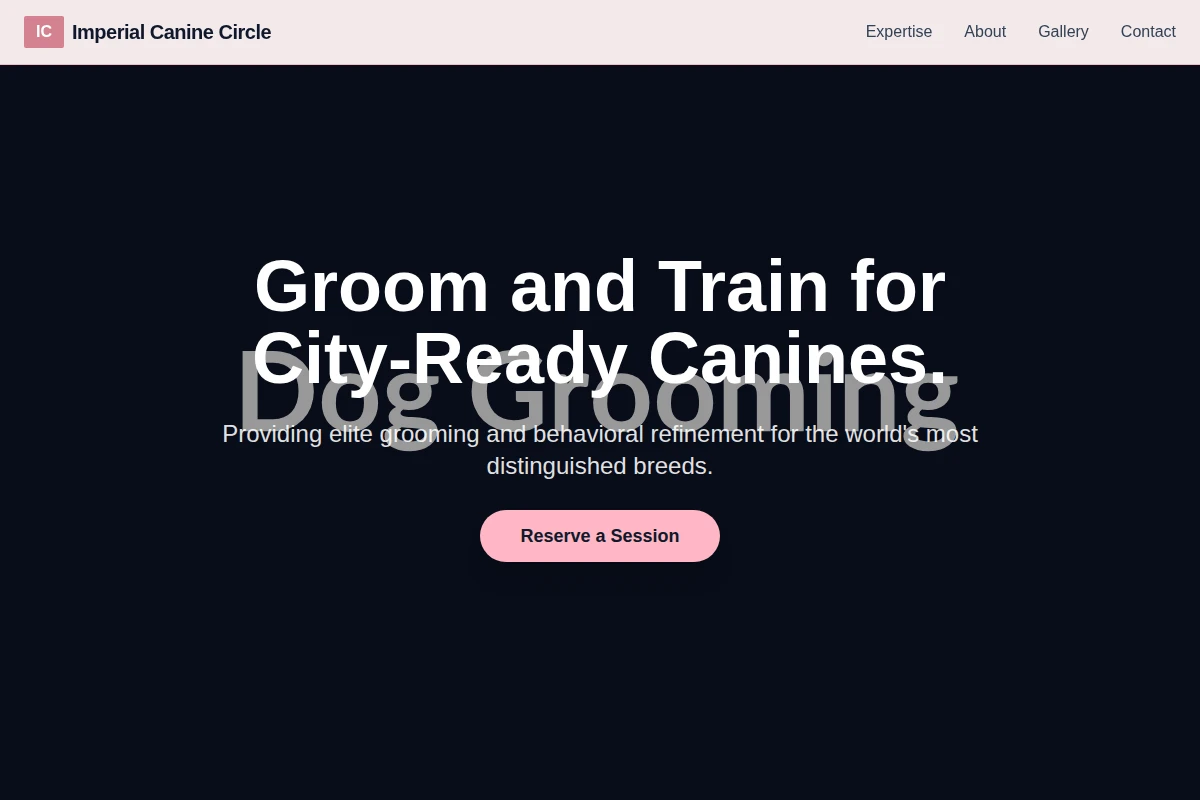 Pedigree Dog Grooming