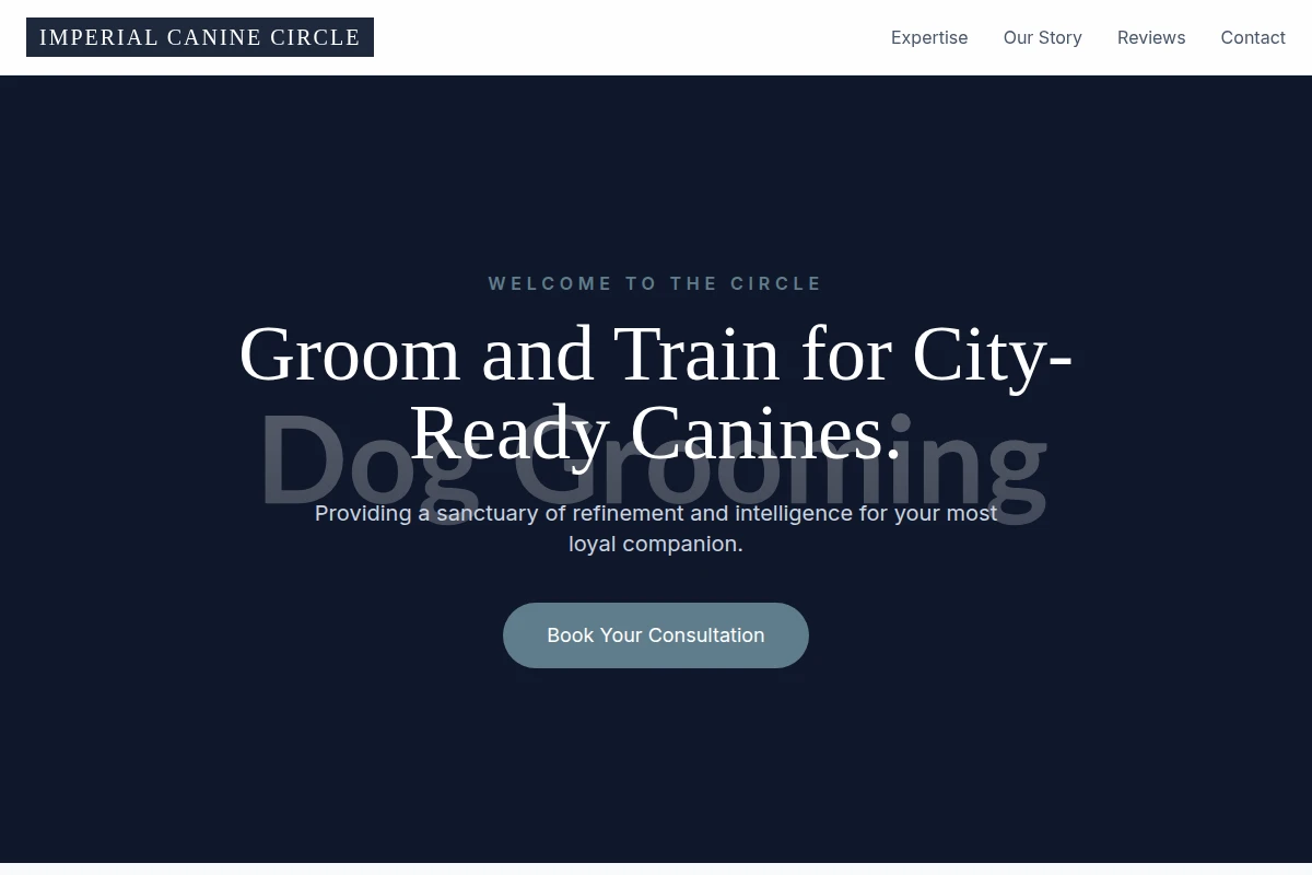 Training Dog Grooming
