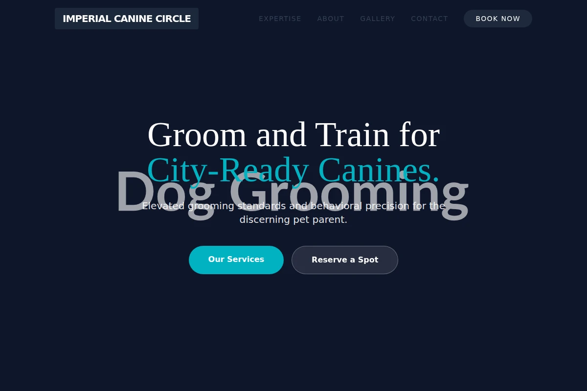 Kennel Dog Grooming