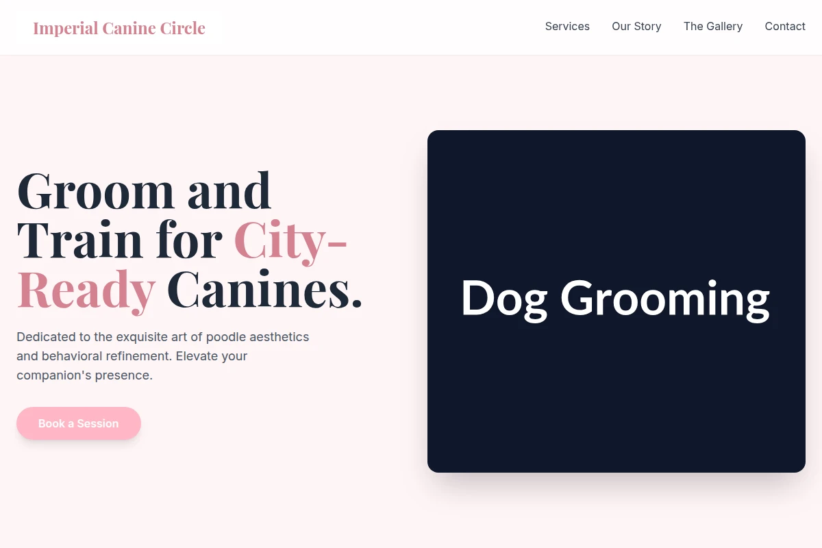 Poodle Dog Grooming