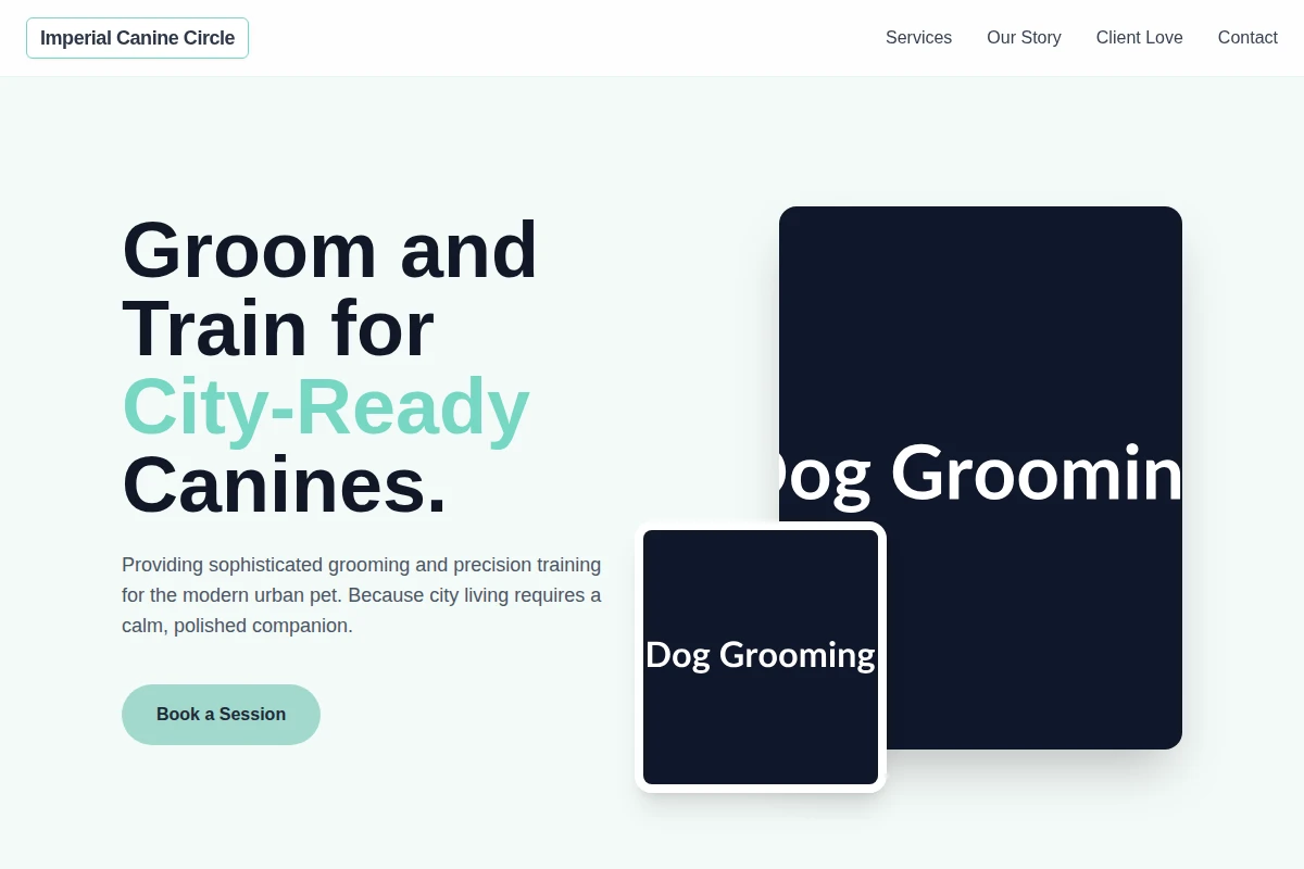 Leash Dog Grooming