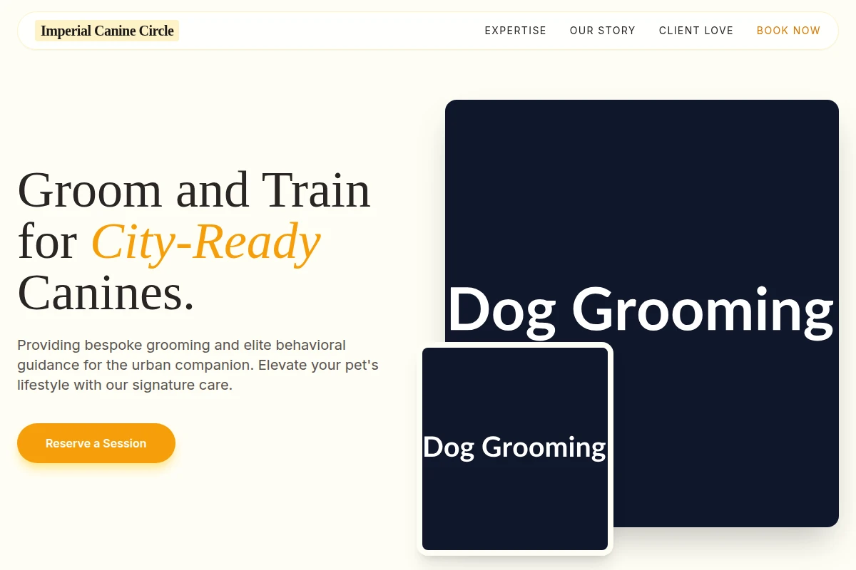 Pedigree Dog Grooming