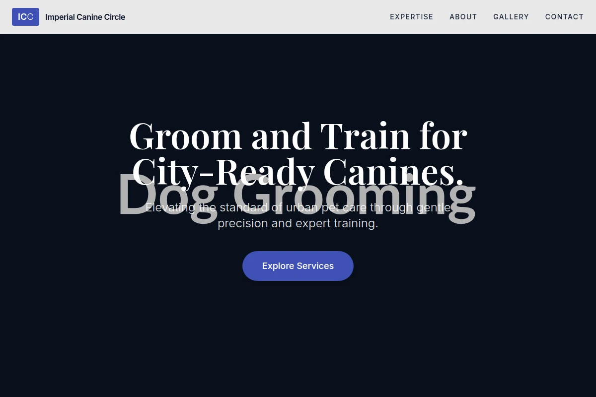 Leash Dog Grooming