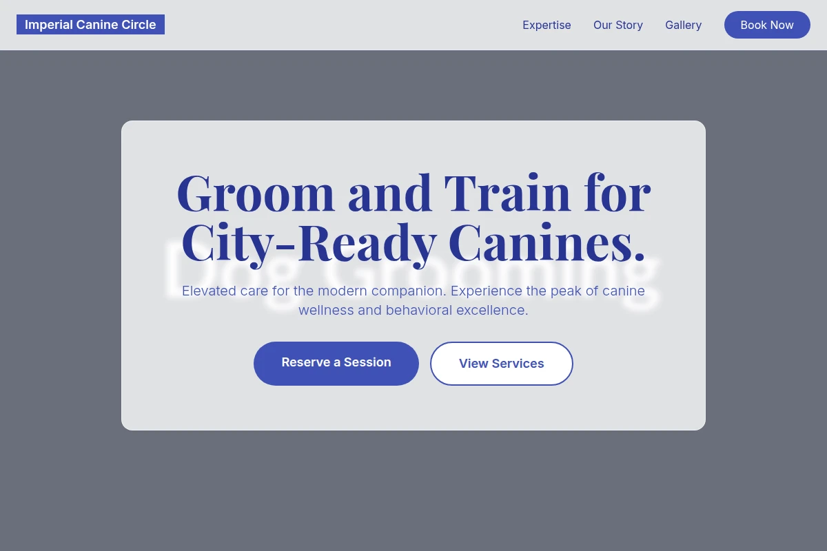 Handler Dog Grooming