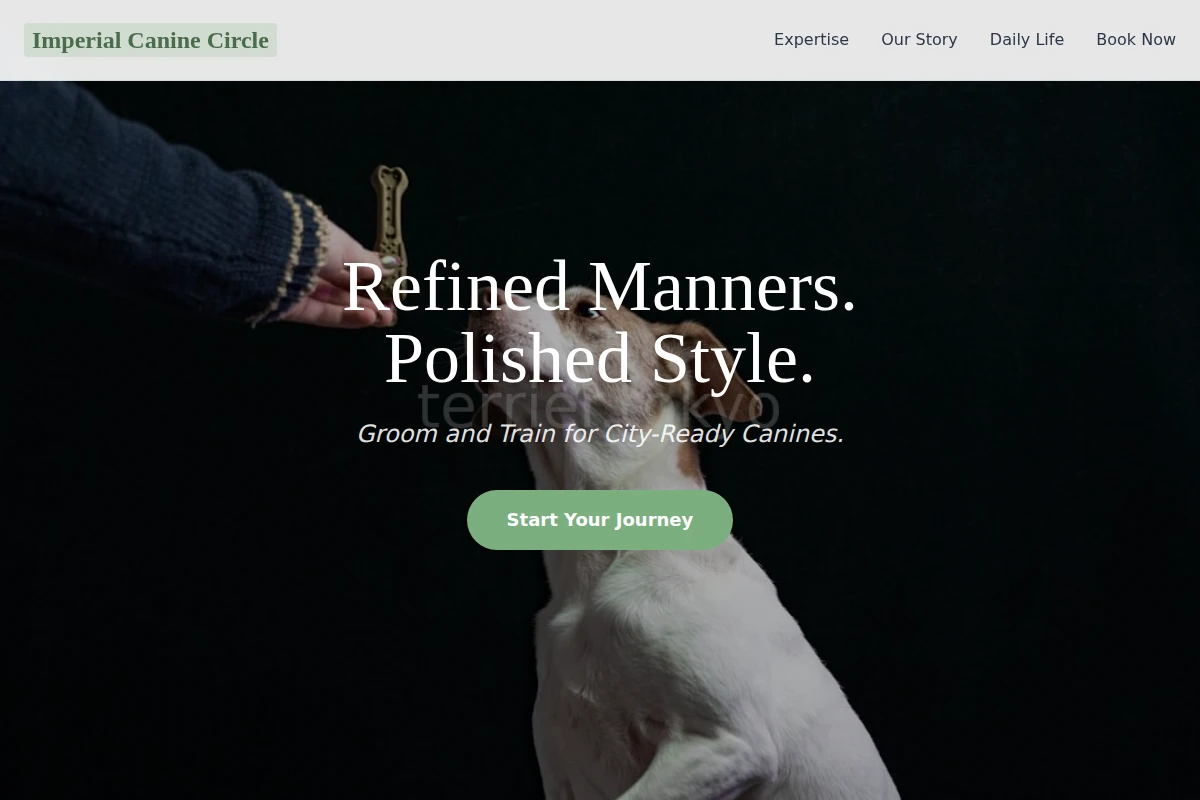 Stylist Dog Training